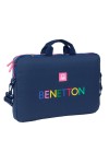 Laptop Case Benetton Damero Navy Blue 40 x 27 x 4 cm