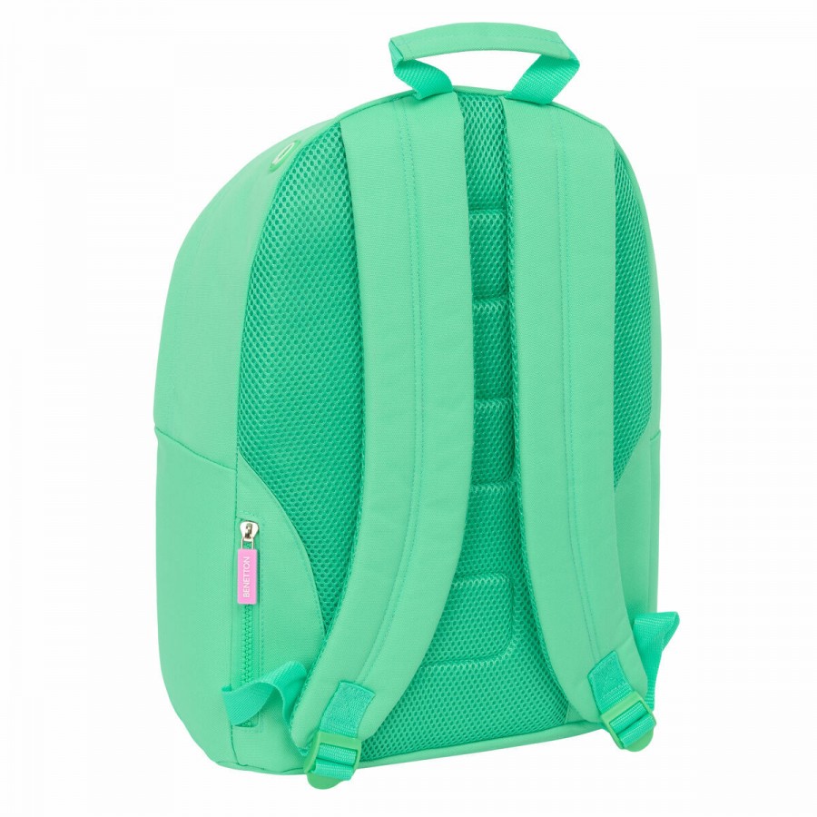 Laptop Backpack Benetton benetton Green 31 x 41 x 16 cm