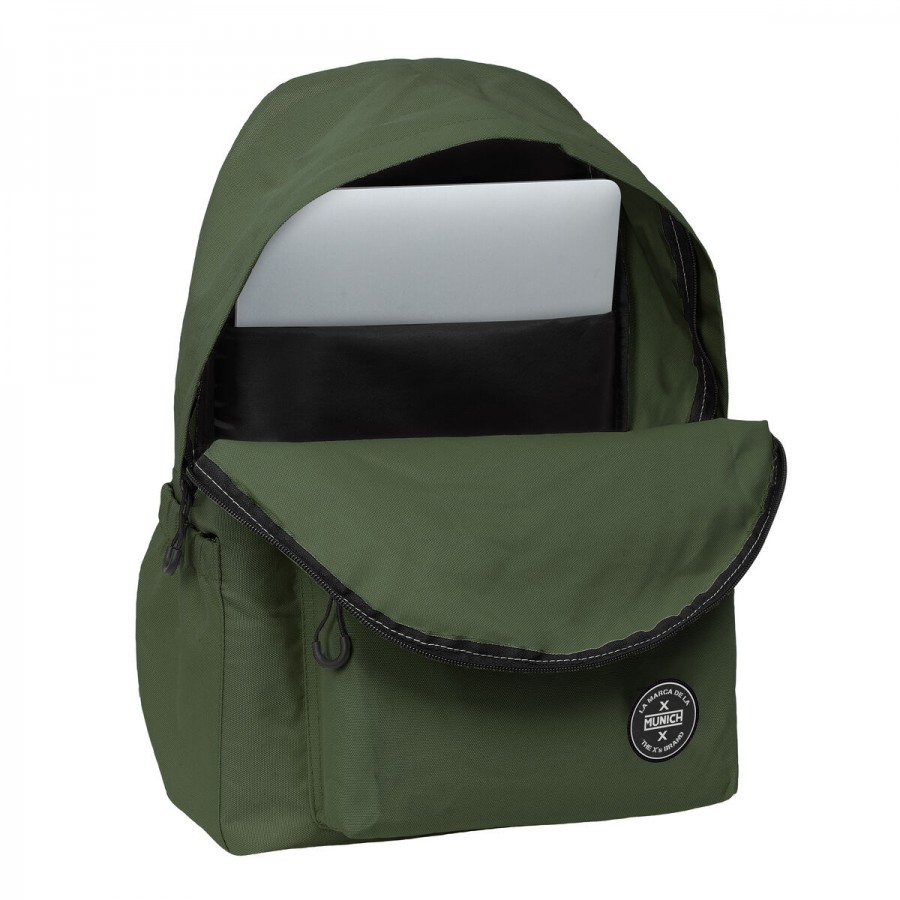 Laptop Backpack Munich Khaki Khaki 31 x 43 x 13 cm