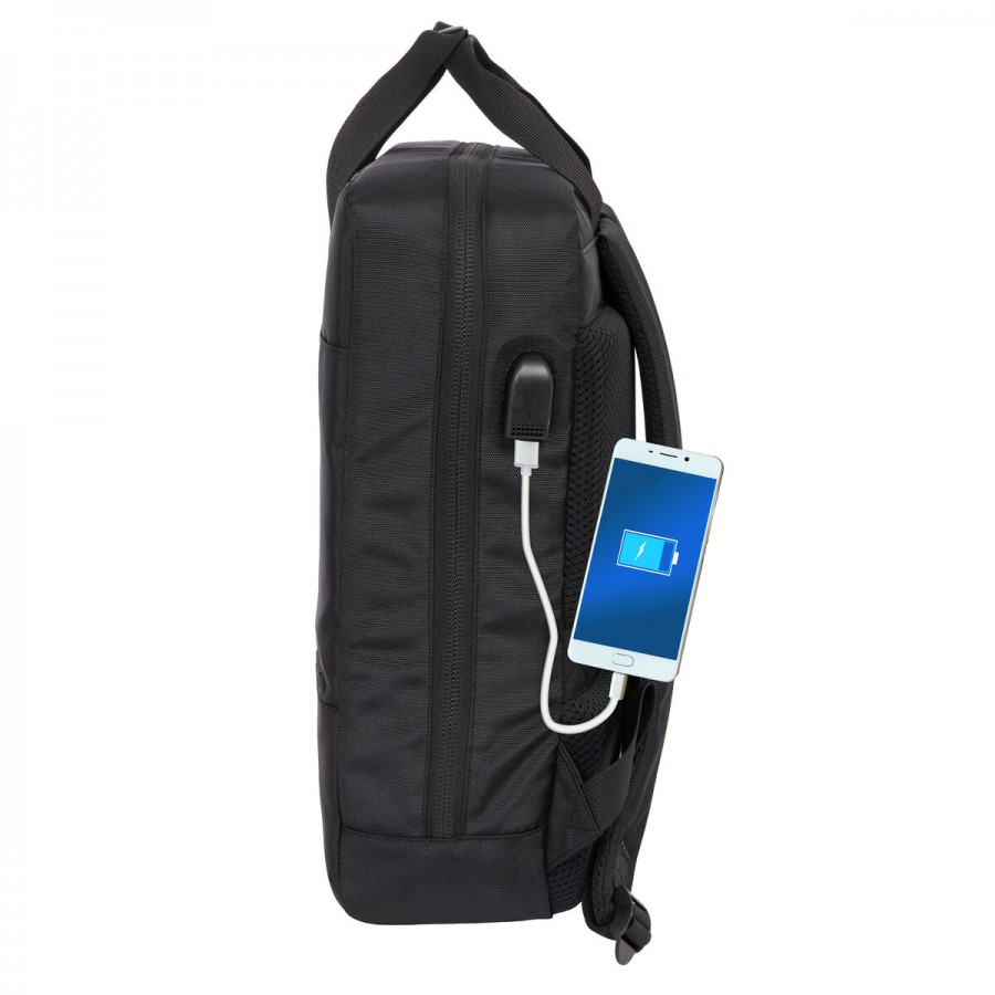 Laptop Backpack F.C. Barcelona Premium Black 29 x 39 x 11 cm 13,3