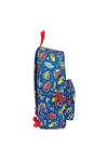 Laptop Backpack Cars Racing Navy Blue