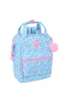 Laptop Backpack Vicky Martín Berrocal vmb Blue Pink 27 x 40 x 19 cm
