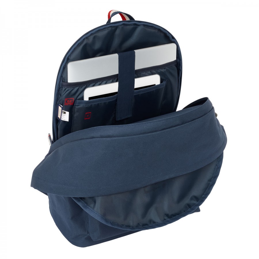 Rucksack for Laptop and Tablet with USB Output El Ganso Eclipse Navy Blue