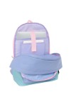 Rucksack for Laptop and Tablet with USB Output Munich Mellow Blue Pink Celeste