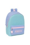 Rucksack for Laptop and Tablet with USB Output Munich Mellow Blue Pink Celeste