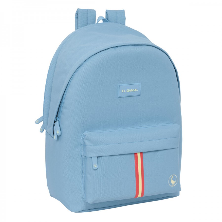 Rucksack for Laptop and Tablet with USB Output El Ganso Basics Blue