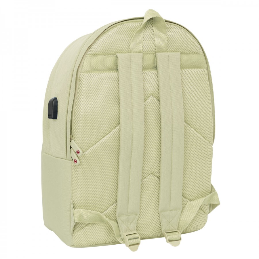 Rucksack for Laptop and Tablet with USB Output El Ganso Basics Beige