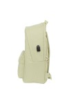 Rucksack for Laptop and Tablet with USB Output El Ganso Basics Beige