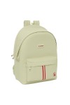 Rucksack for Laptop and Tablet with USB Output El Ganso Basics Beige