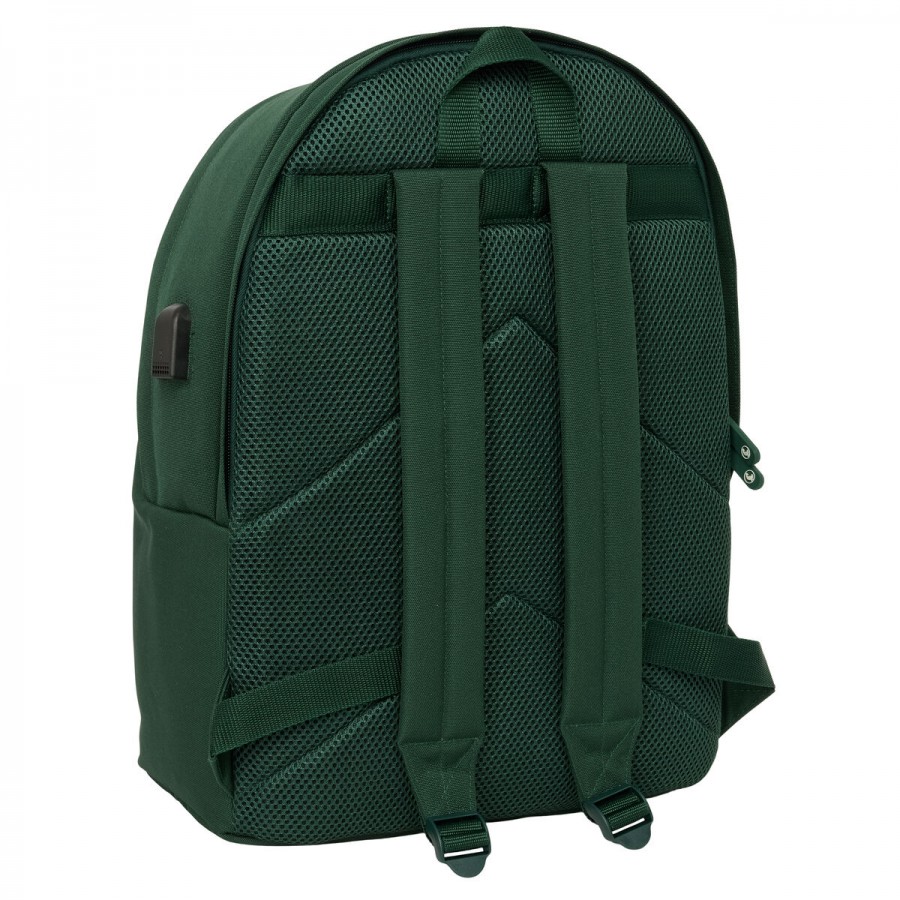 Rucksack for Laptop and Tablet with USB Output El Ganso Basics Green