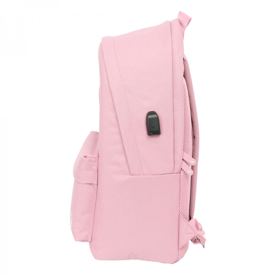 Rucksack for Laptop and Tablet with USB Output El Ganso Basics Pink