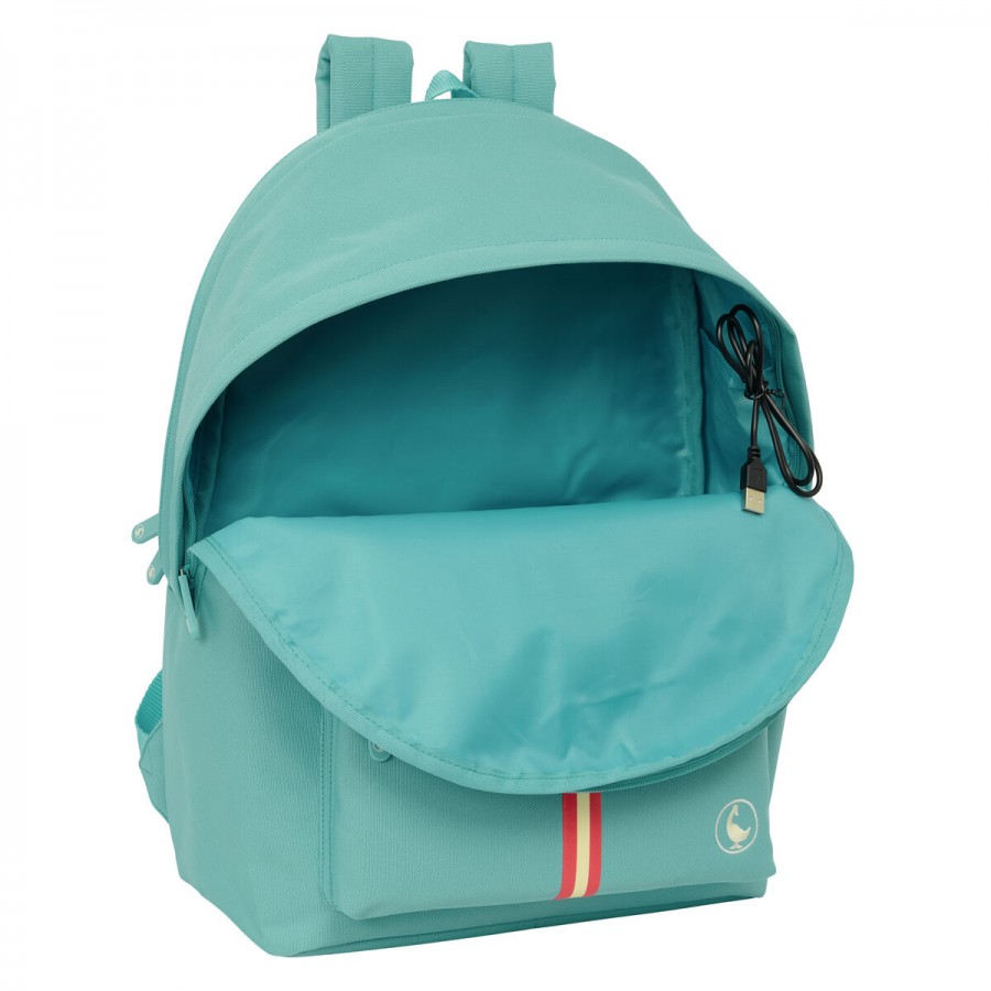 Rucksack for Laptop and Tablet with USB Output El Ganso Aquarelle Blue