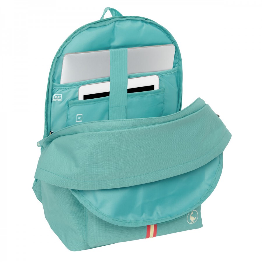Rucksack for Laptop and Tablet with USB Output El Ganso Aquarelle Blue