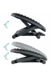 Footrest TooQ TQFR0603-B Black Adjustable