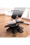 Footrest TooQ TQFR0603-B Black Adjustable