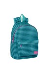 Laptop Backpack Nait Nait Pata de gallo verde Green 31 x 41 x 16 cm