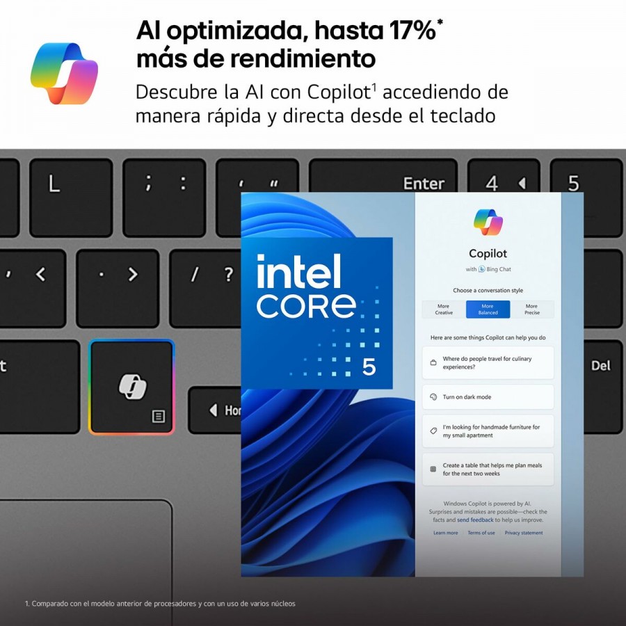 Laptop LG 15U50T-G.AA56B Spanish Qwerty 15