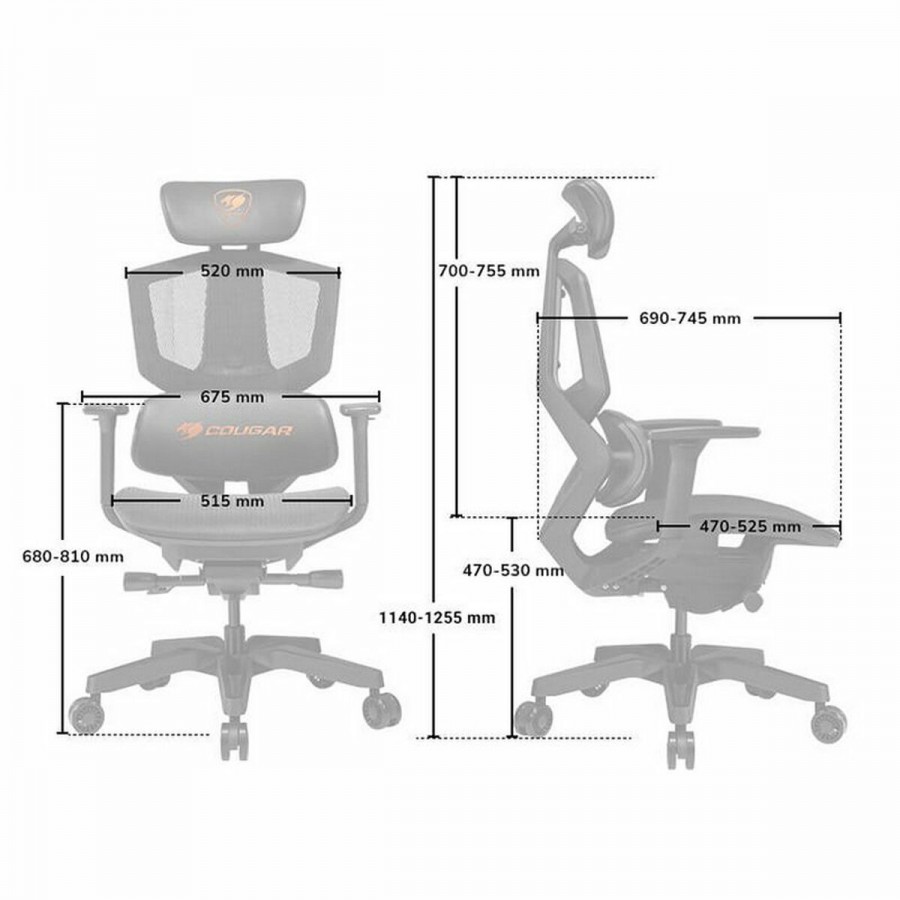 Gaming Chair Cougar Argo One Orange