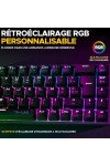 Gaming Keyboard The G-Lab KEYZ TITAN Black AZERTY
