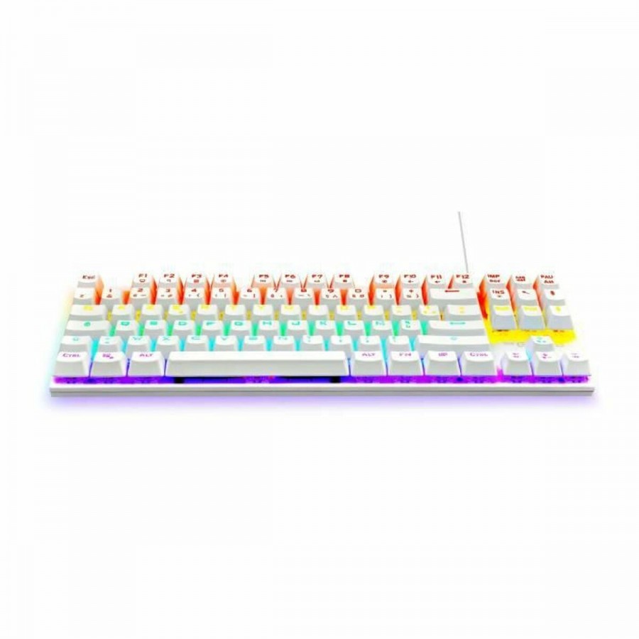 Gaming Keyboard The G-Lab Mercury AZERTY White
