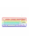 Gaming Keyboard The G-Lab Mercury AZERTY White