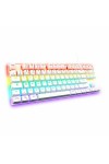 Gaming Keyboard The G-Lab Mercury AZERTY White