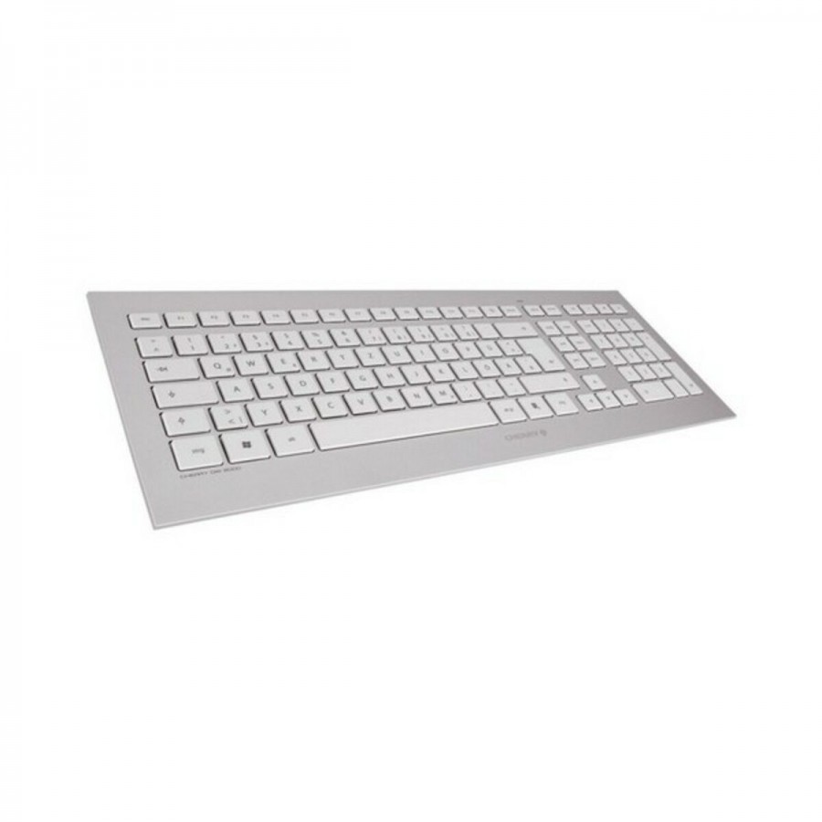 Keyboard with Gaming Mouse Cherry JD-0310ES White Spanish Qwerty QWERTY