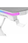 Desk Mars Gaming MGDXLRGBW LED RGB White Steel 160 x 60 cm