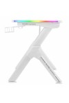 Desk Mars Gaming MGDXLRGBW LED RGB White Steel 160 x 60 cm