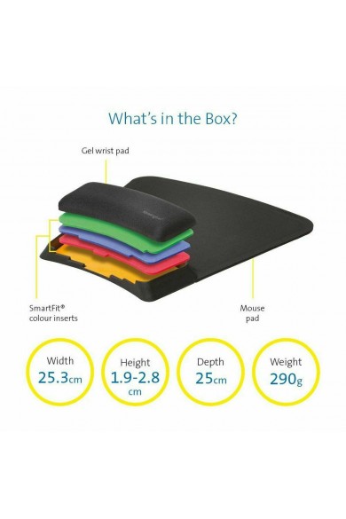 Non-slip Mat Kensington SmartFit Black
