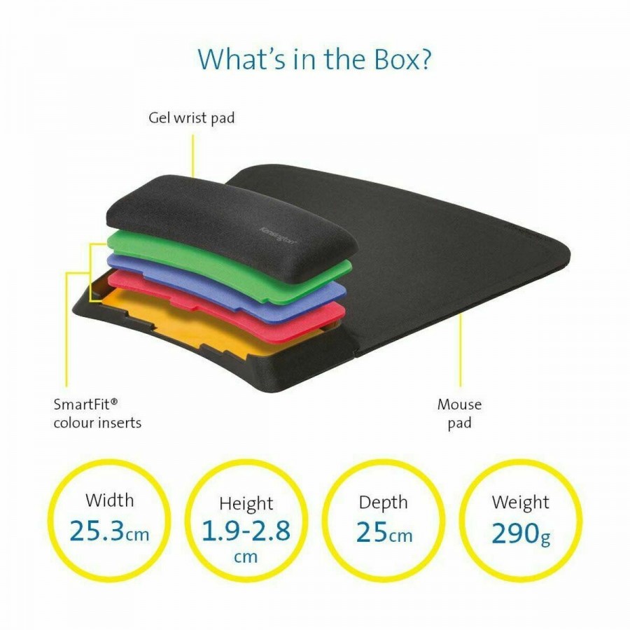Non-slip Mat Kensington SmartFit Black