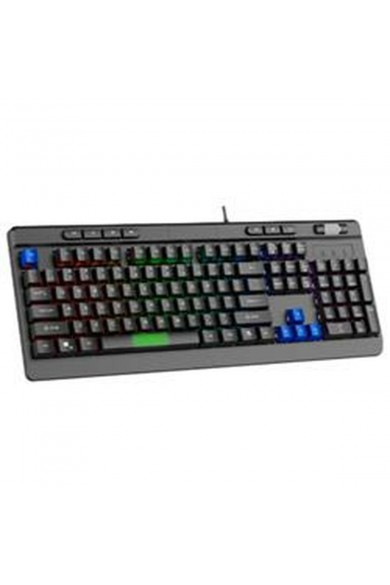 Gaming Keyboard Sparco SPMEMKEYBESP Black Spanish Qwerty