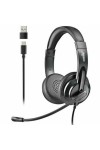 Headphones NGS VOX605USBC Black