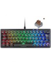 Gaming Keyboard Mars Gaming MKMINIPROBRES Black Qwerty US