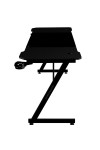 Desk Gaming Mars Gaming ERGO Black 160 x 60 cm