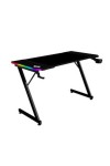 Desk Gaming Mars Gaming ESCRITORIO ERGO RGB Black 120 x 60 cm
