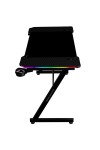 Desk Gaming Mars Gaming ESCRITORIO ERGO RGB Black 120 x 60 cm