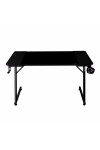 Desk Gaming Mars Gaming ESCRITORIO ERGO RGB Black 120 x 60 cm