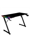 Desk Gaming Mars Gaming ESCRITORIO ERGO RGB Black 120 x 60 cm