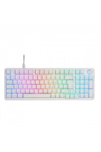 Gaming Keyboard Mars Gaming MKPROWBES White Spanish Qwerty