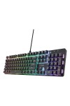 Gaming Keyboard Trust 25682 Black Spanish Qwerty
