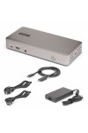 USB Hub Startech 150UE-USB4DOCKTRIPLE Grey