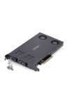 Hard Drive Adapter Startech 2M2-REMOVABLE-PCIE Black