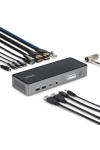 USB Hub Startech DK30C2DPEPRUE Grey
