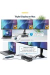 USB Hub Startech DK30C2DPEPRUE Grey
