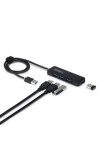 USB Hub Startech H5A4A-USB-HUB-2 Black