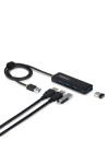 USB Hub Startech H5A4A-USB-HUB-2 Black