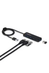 USB Hub Startech H5A4A-USB-HUB-2 Black