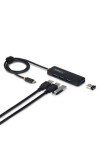 USB Hub Startech H5C4A-USB-HUB-2 Black