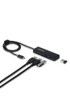 USB Hub Startech H5C4A-USB-HUB-2 Black